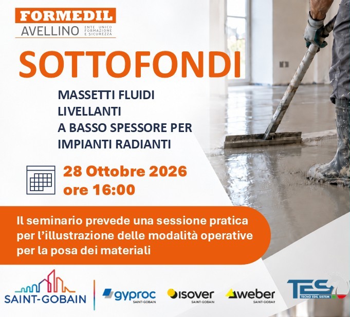 MASSETTI FLUIDI LIVELLANTI A BASSO SPESSORE PER IMPIANTI RADIANTI
